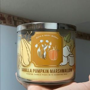 Vanilla pumkin marshmallow candle